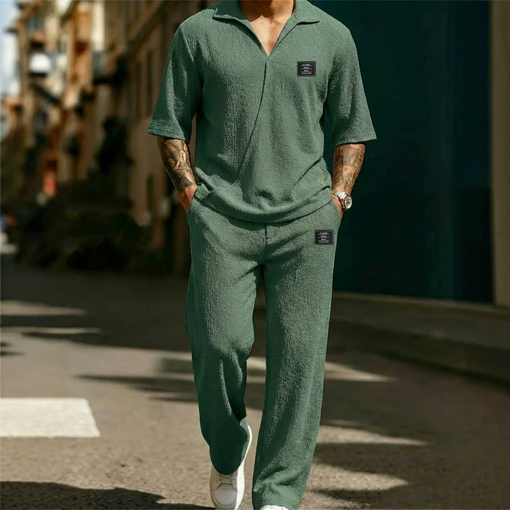 Ansel - Coordinato a due pezzi da uomo dal tocco morbido