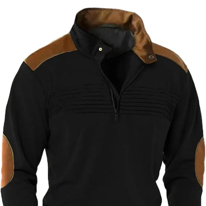 Montague - Pullover a mezza zip dal tocco morbido