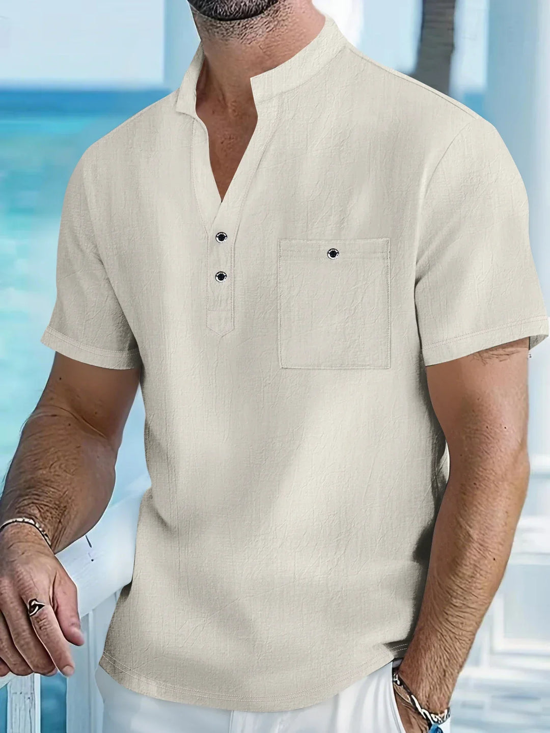 Edric - Camicia estiva testurizzata