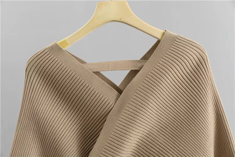 Adelyra - Coordinato loungewear due pezzi a costine