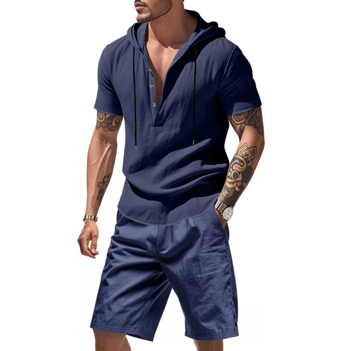 Dylan - Coordinato con felpa traspirante e shorts