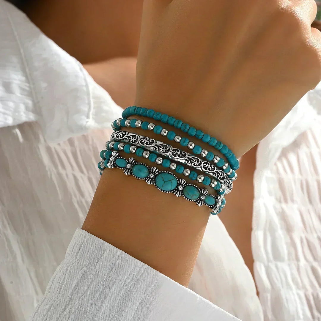 Veranisse - Set di bracciali boho-chic