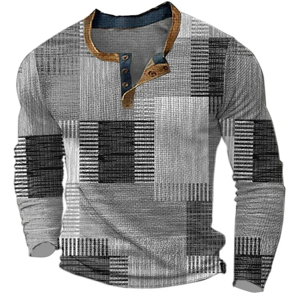 Zayden - Camicia patchwork morbida al tatto