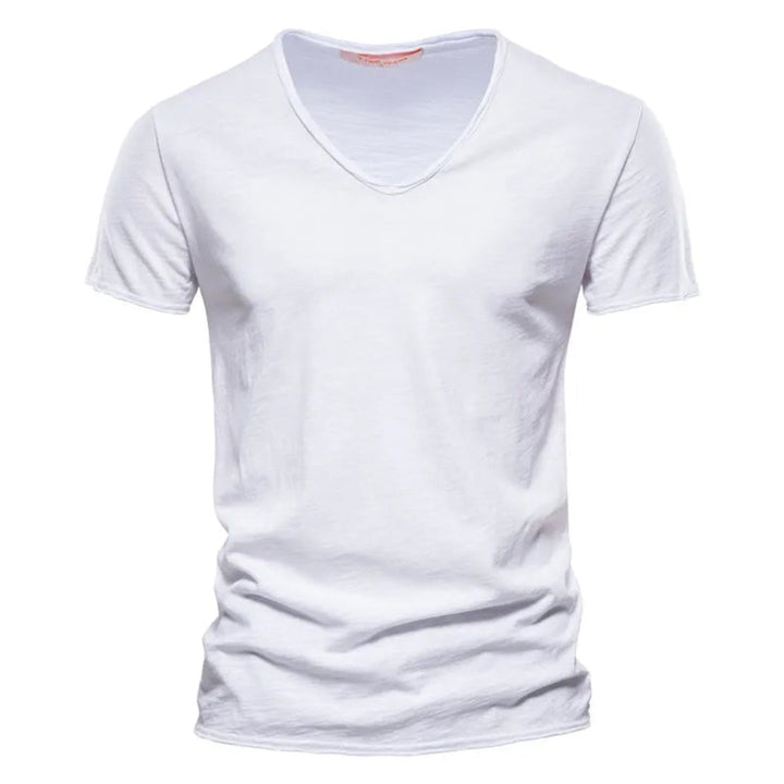 Jackson - T-shirt con scollo a V in jersey morbido
