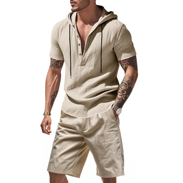 Dylan - Coordinato con felpa traspirante e shorts