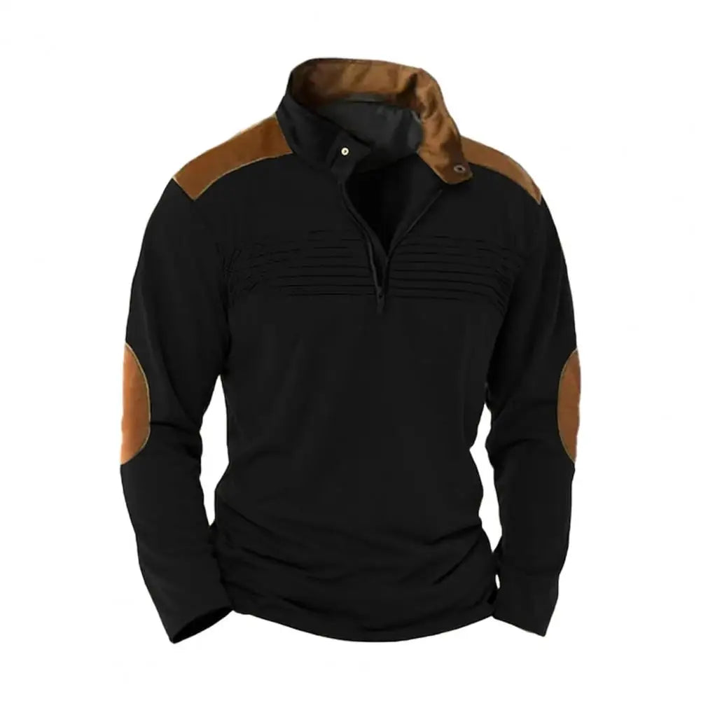 Montague - Pullover a mezza zip dal tocco morbido