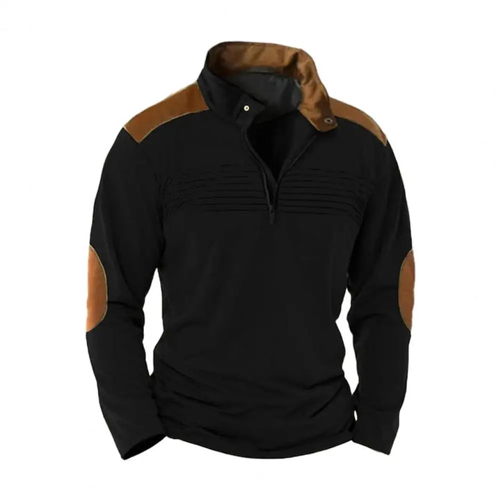 Montague - Pullover a mezza zip dal tocco morbido