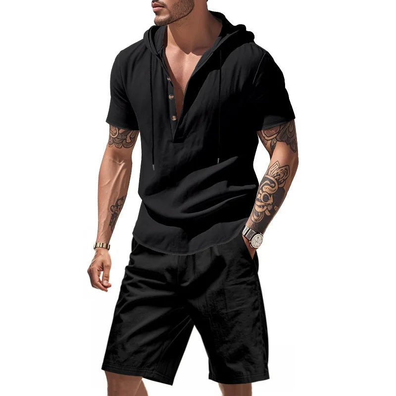 Dylan - Coordinato con felpa traspirante e shorts