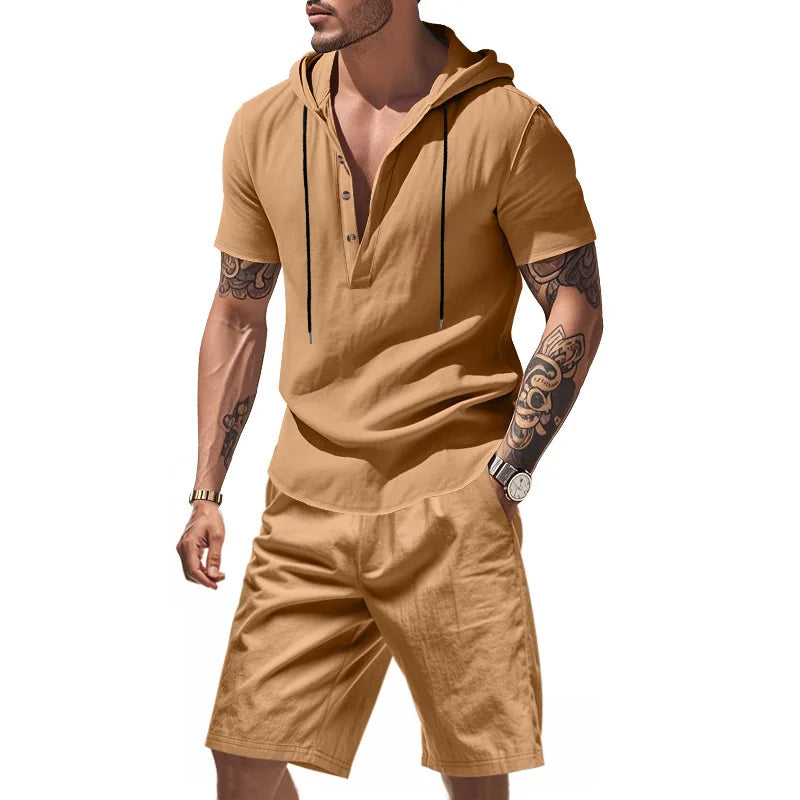 Dylan - Coordinato con felpa traspirante e shorts