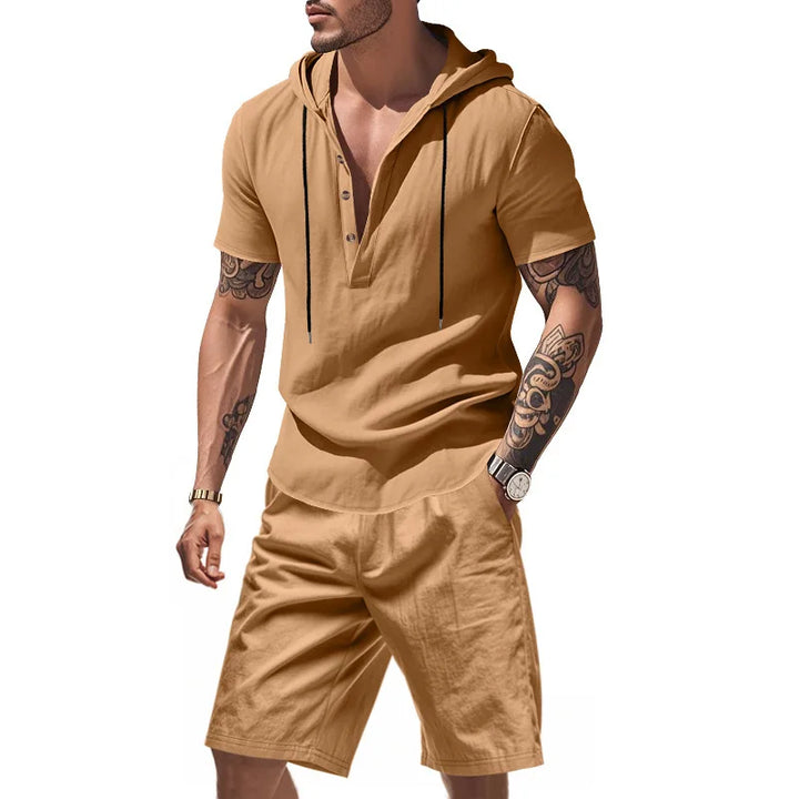 Dylan - Coordinato con felpa traspirante e shorts