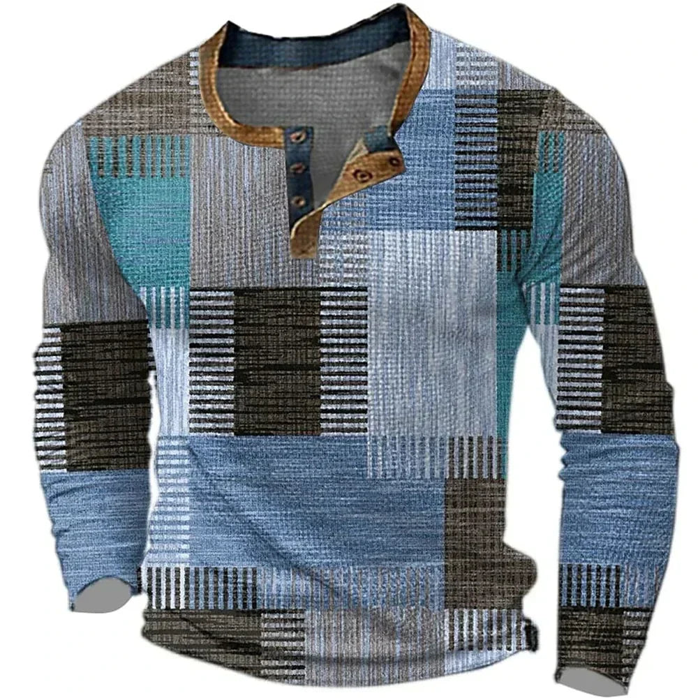Zayden - Camicia patchwork morbida al tatto
