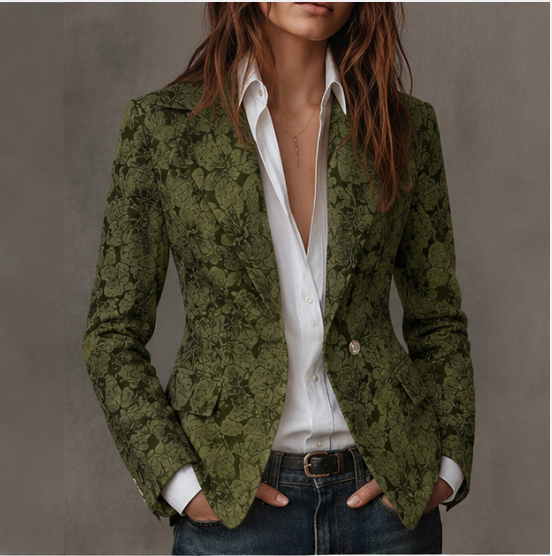 Rhoswen - Blazer jacquard su misura