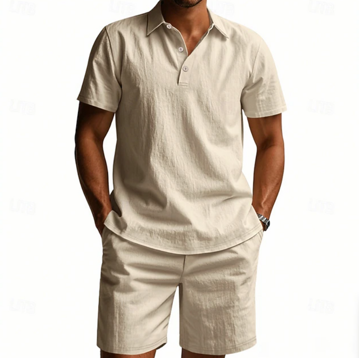 Gervase - Completo polo e shorts traspiranti