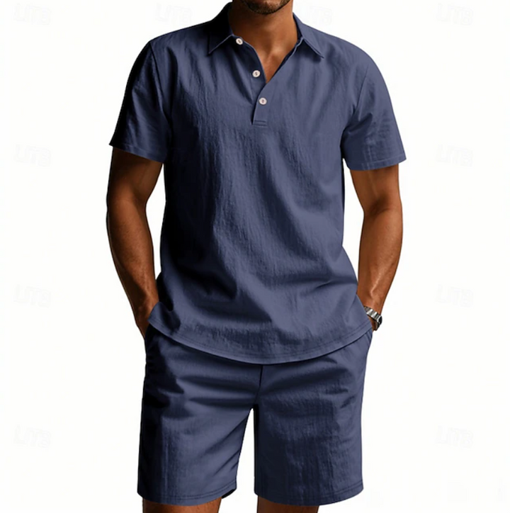 Gervase - Completo polo e shorts traspiranti