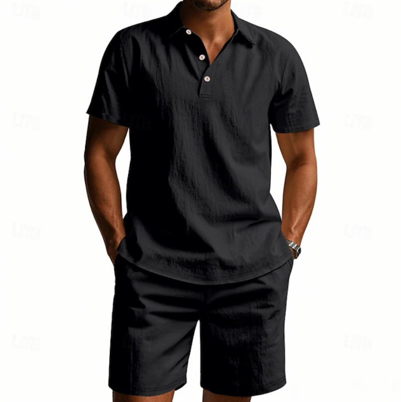Gervase - Completo polo e shorts traspiranti