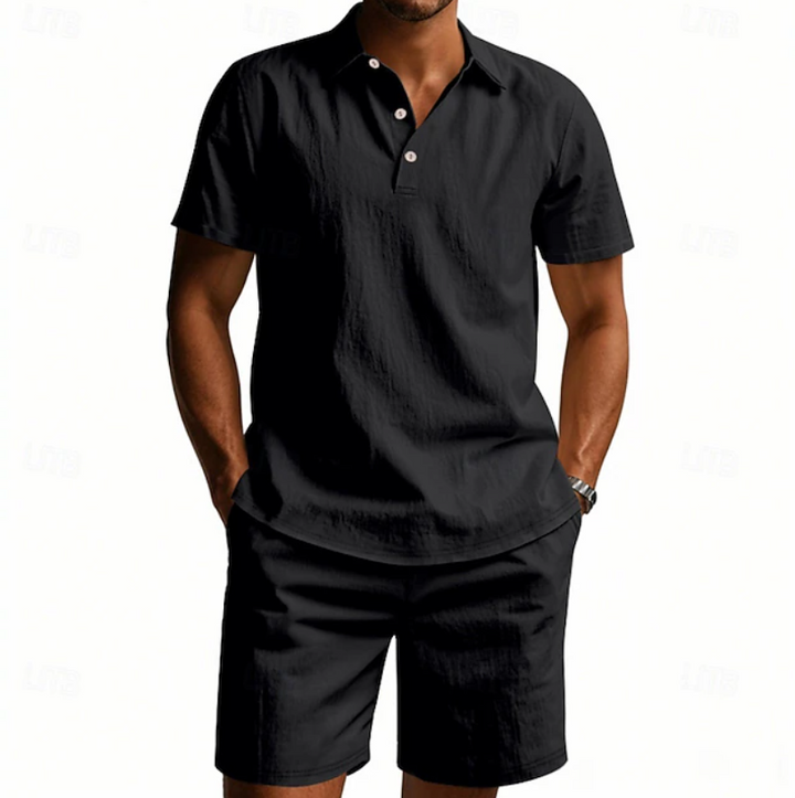 Gervase - Completo polo e shorts traspiranti