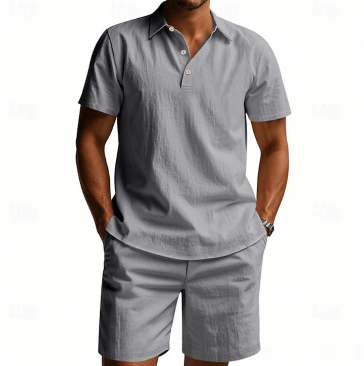 Gervase - Completo polo e shorts traspiranti