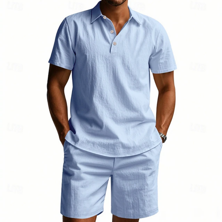 Gervase - Completo polo e shorts traspiranti