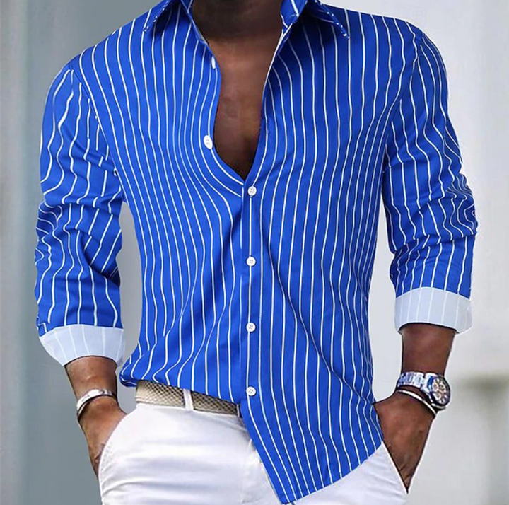 Eastham - Camicia a righe dalla mano morbida