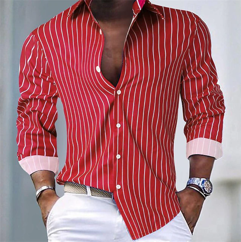 Eastham - Camicia a righe dalla mano morbida