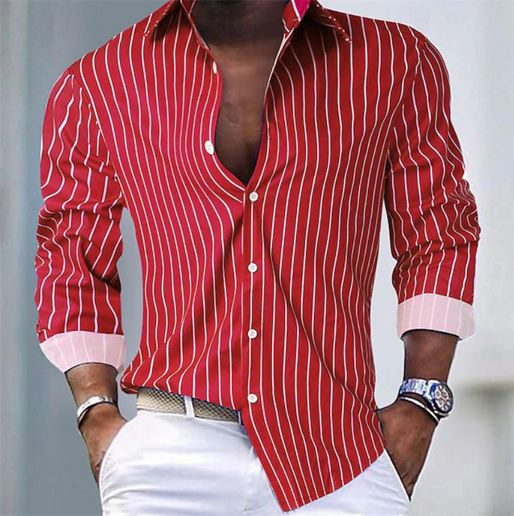 Eastham - Camicia a righe dalla mano morbida