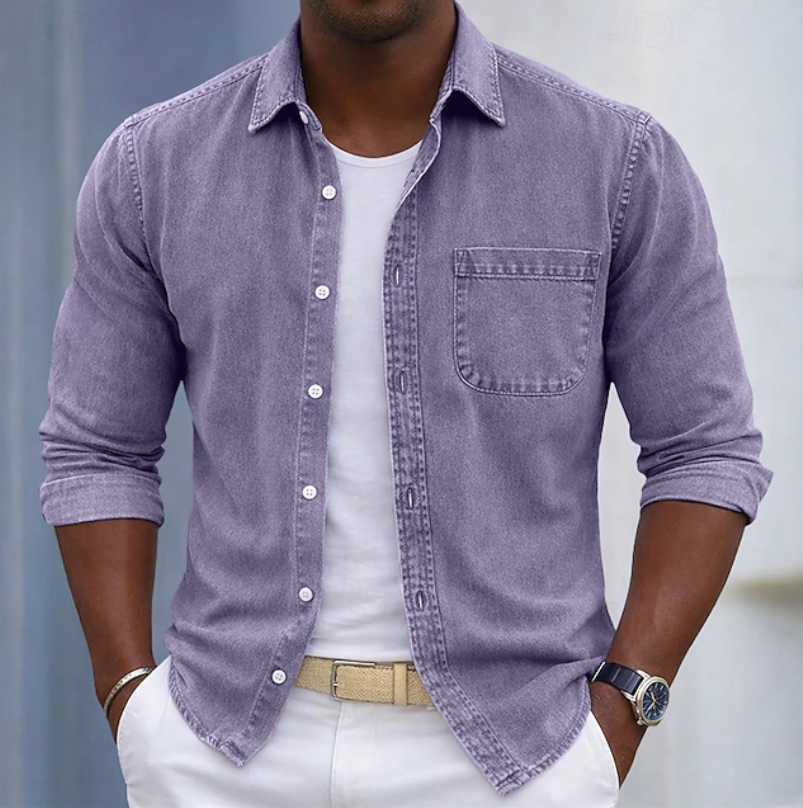 Cromwell - Camicia a maniche lunghe soft touch