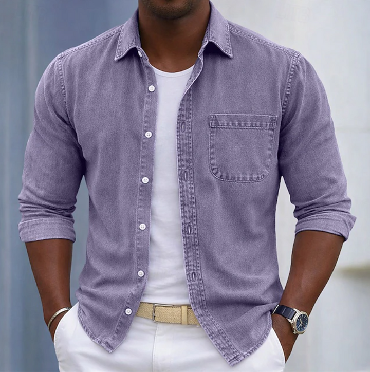 Cromwell - Camicia a maniche lunghe soft touch