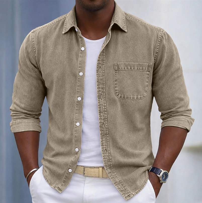 Cromwell - Camicia a maniche lunghe soft touch