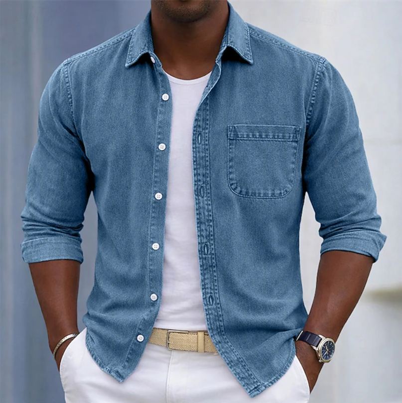 Cromwell - Camicia a maniche lunghe soft touch