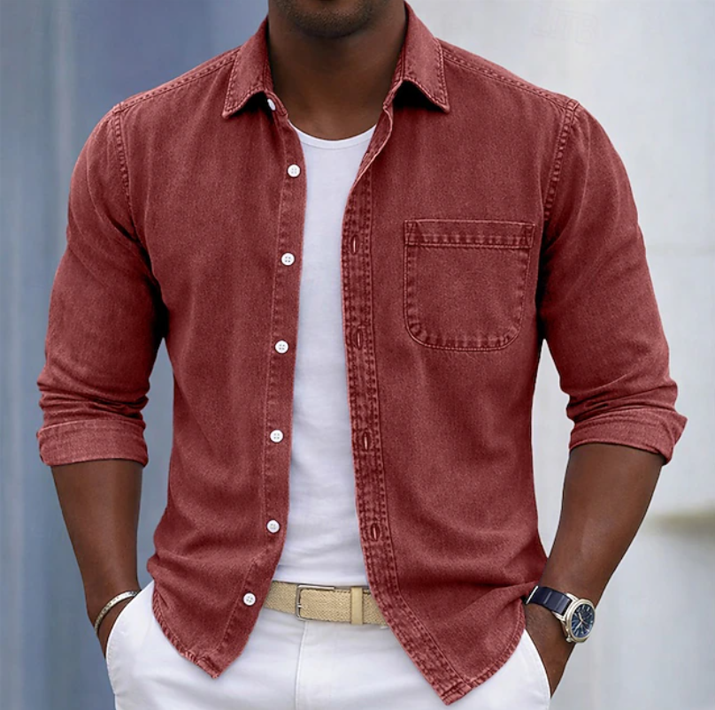 Cromwell - Camicia a maniche lunghe soft touch