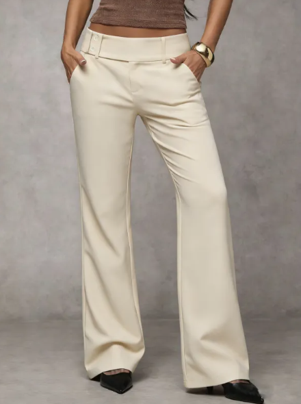 Nylah - Pantaloni da completo svasati su misura
