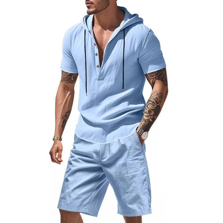 Dylan - Coordinato con felpa traspirante e shorts