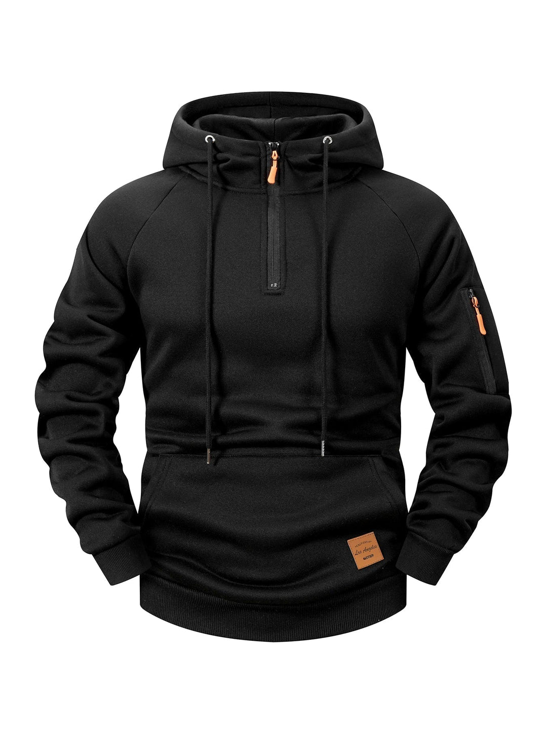Quenford - Felpa con zip dal tocco morbido