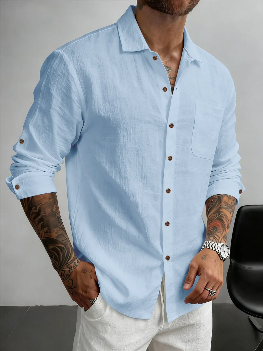 Clayton - Camicia estiva traspirante