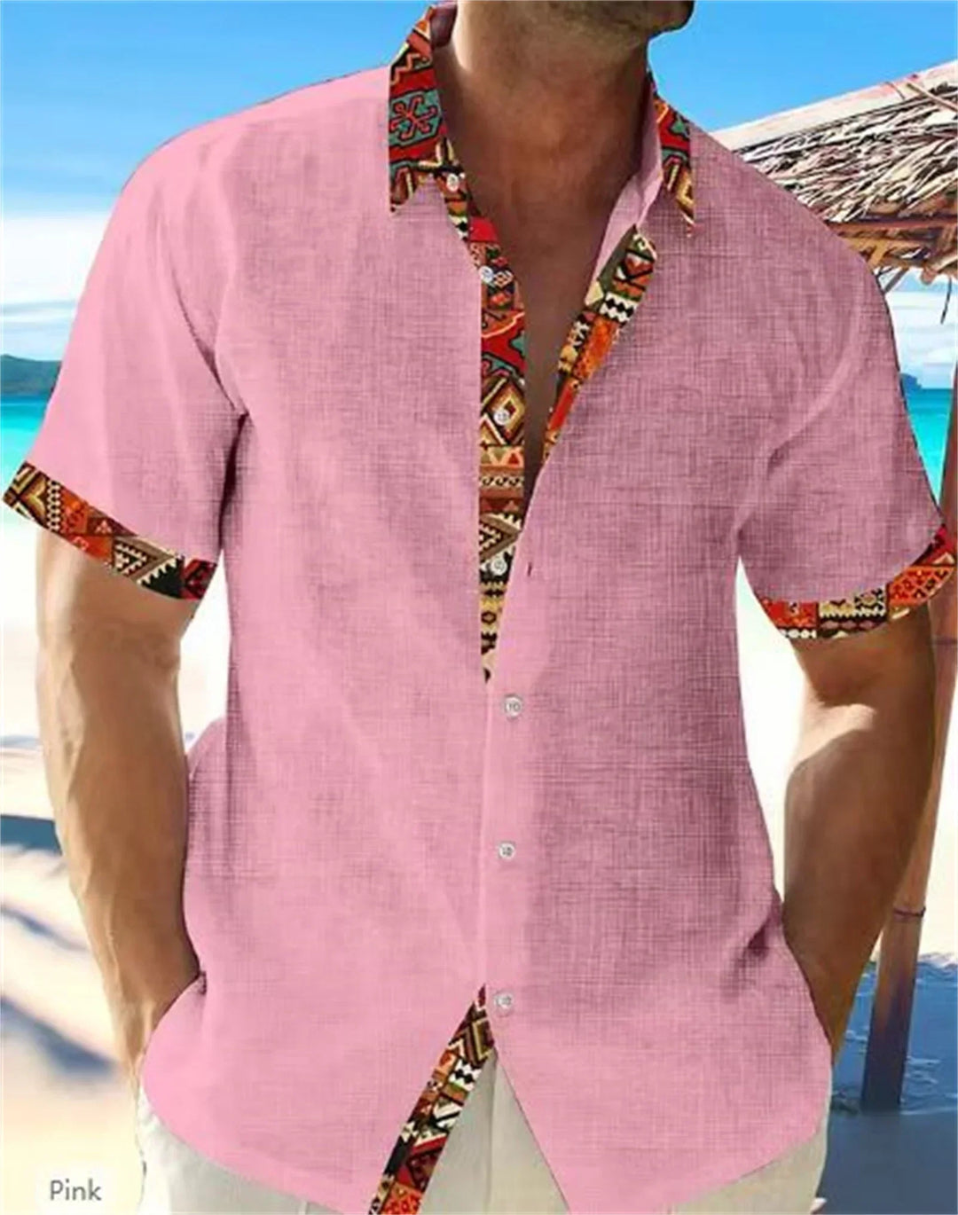 Eastcott - Camicia estiva casual a stampa etnica