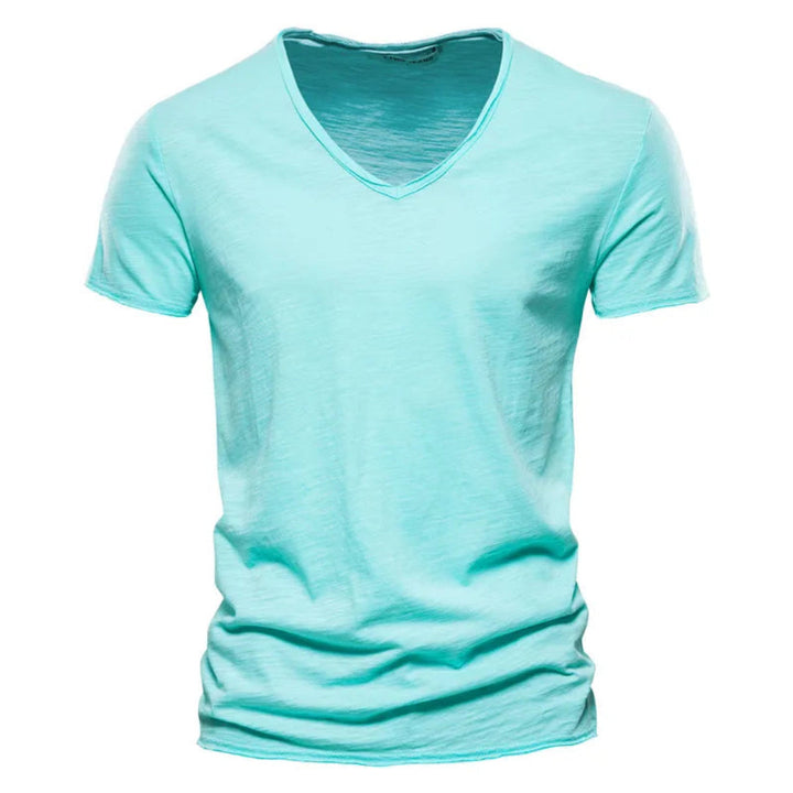 Jackson - T-shirt con scollo a V in jersey morbido