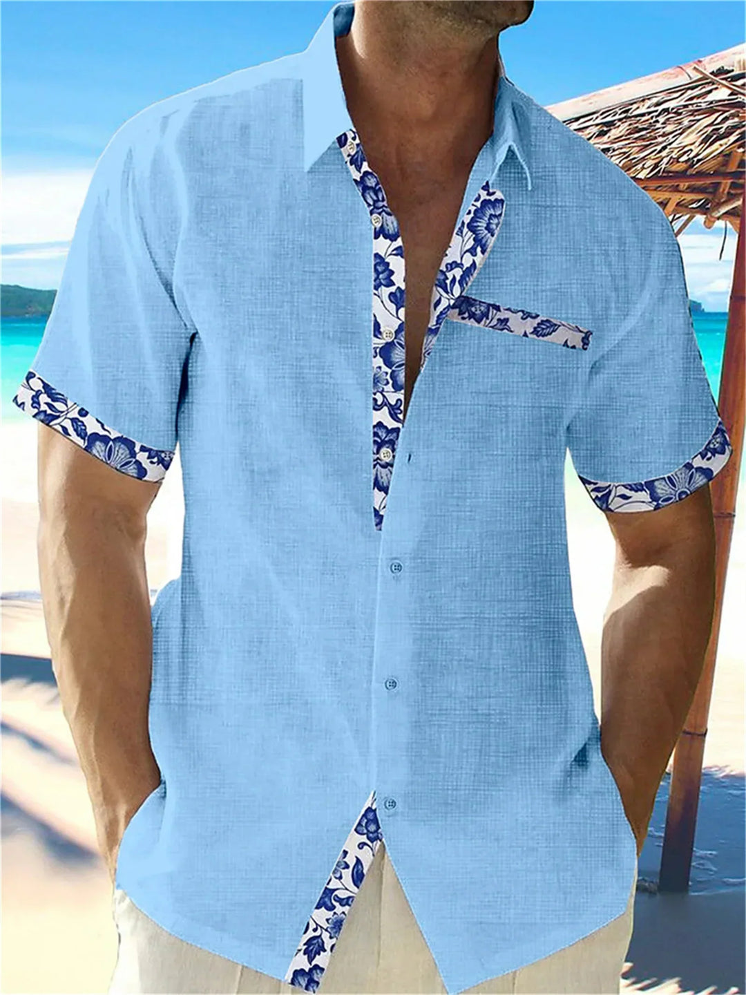 Eastcott - Camicia estiva casual a stampa etnica