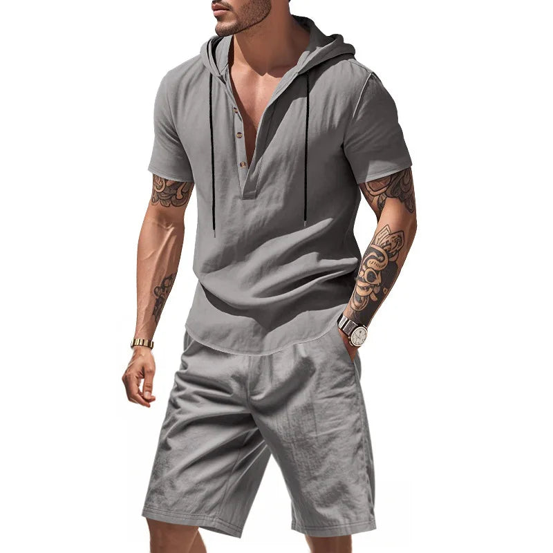 Dylan - Coordinato con felpa traspirante e shorts
