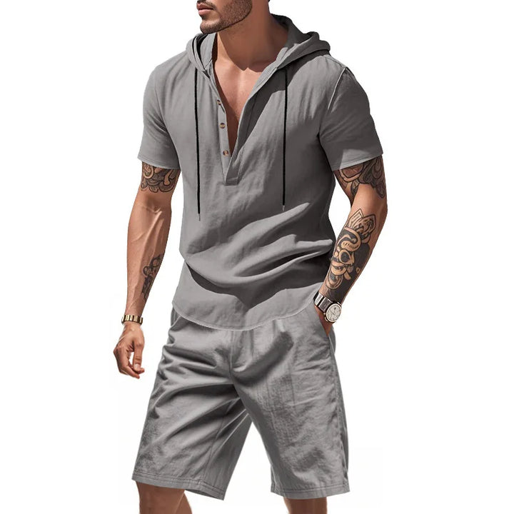 Dylan - Coordinato con felpa traspirante e shorts