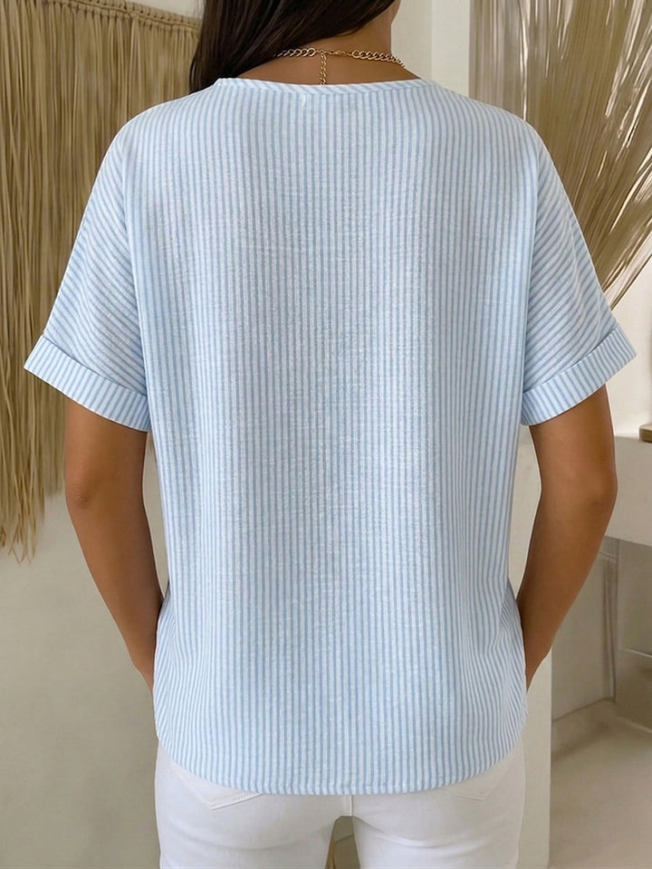 Lavinia - Blusa a righe resistente allo scolorimento