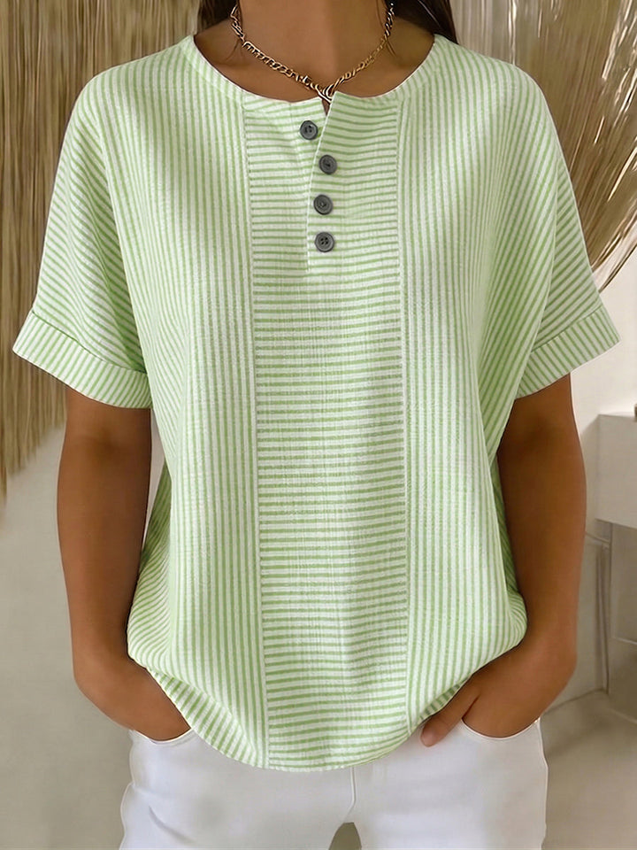 Lavinia - Blusa a righe resistente allo scolorimento