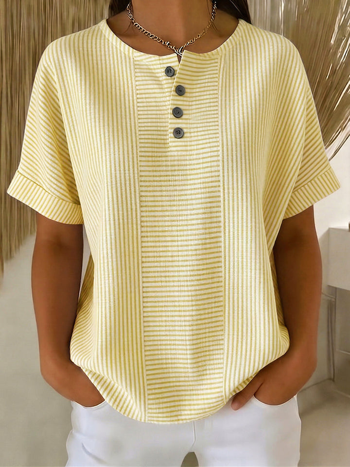 Lavinia - Blusa a righe resistente allo scolorimento