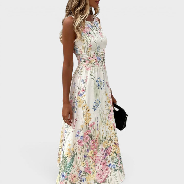 Inara - Abito midi floreale soft touch