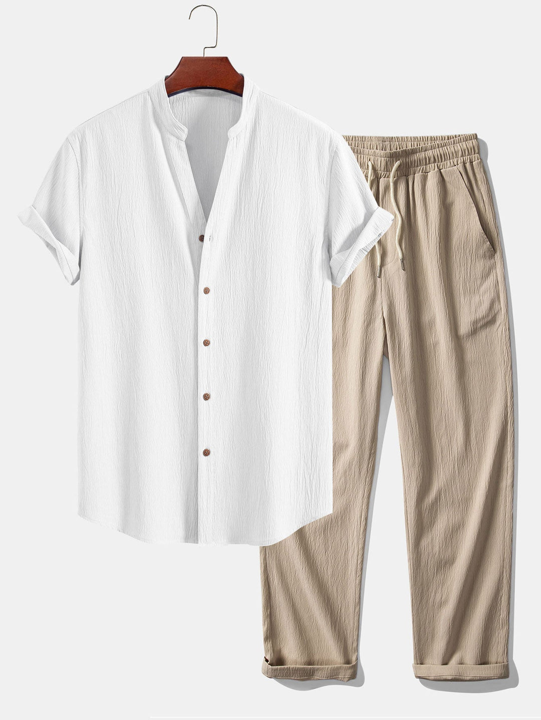 Adrian - Coordinato camicia e pantaloni estivo e leggero