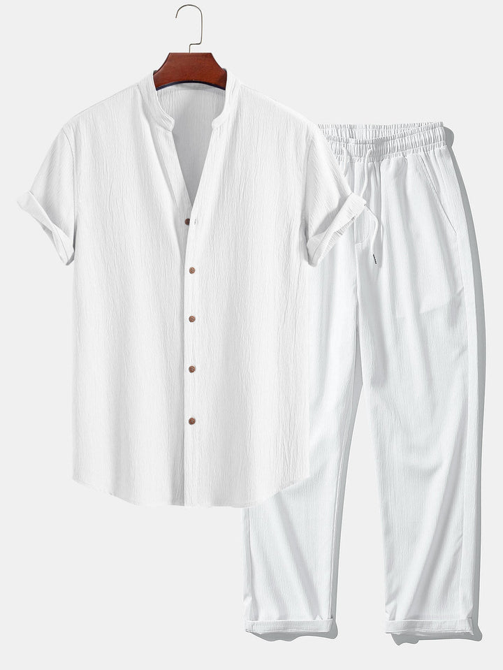 Adrian - Coordinato camicia e pantaloni estivo e leggero