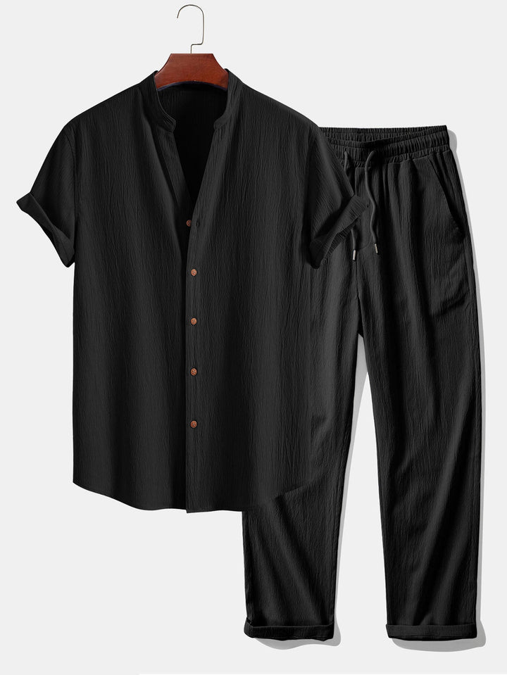 Adrian - Coordinato camicia e pantaloni estivo e leggero