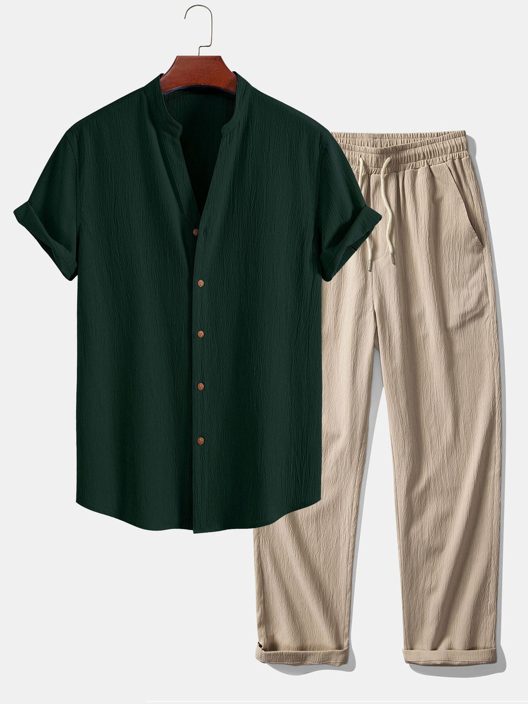 Adrian - Coordinato camicia e pantaloni estivo e leggero