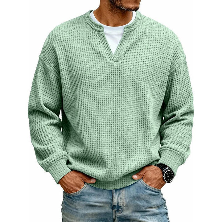 Arwel - Maglione in punto waffle strutturato