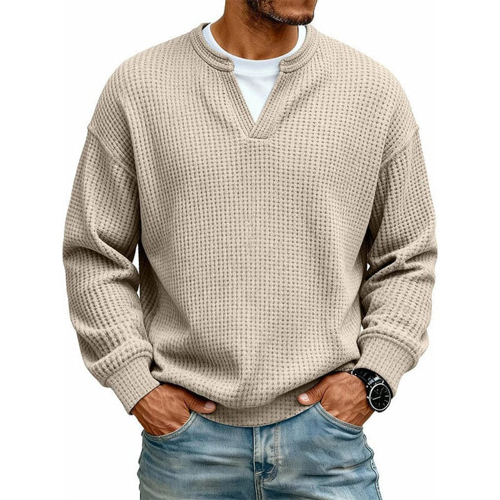 Arwel - Maglione in punto waffle strutturato