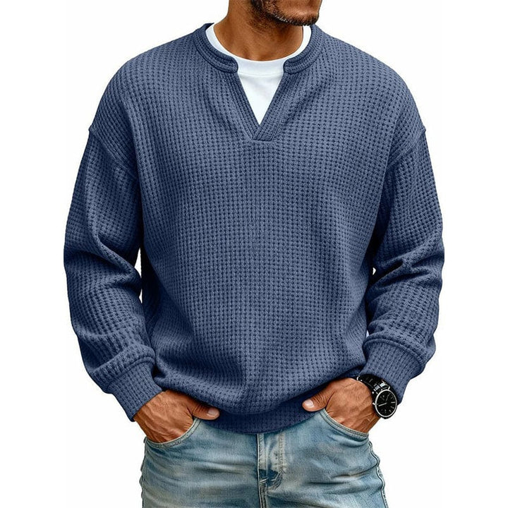 Arwel - Maglione in punto waffle strutturato